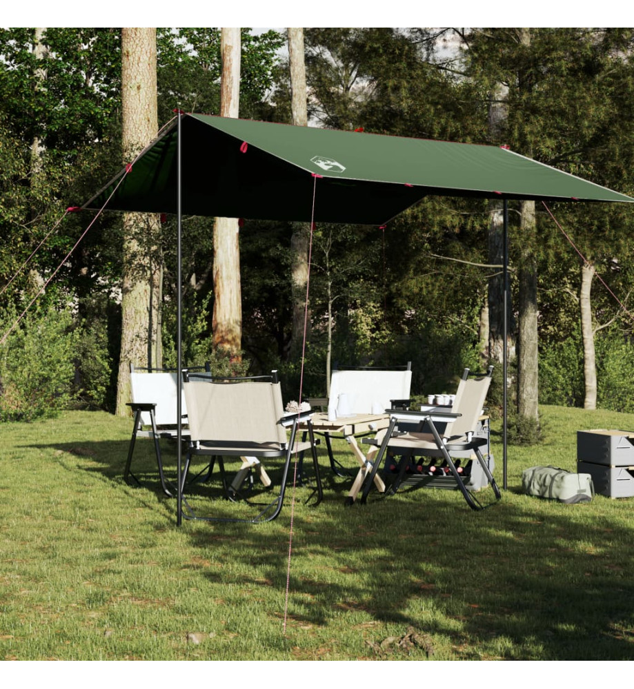 Bâche de camping vert 300x294 cm imperméable