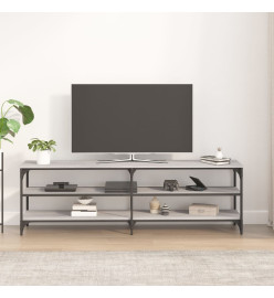 Meuble TV sonoma gris 160x30x50 cm bois d'ingénierie