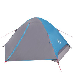 Tente de camping à dôme 2 personnes bleu imperméable