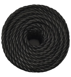 Corde de travail Noir 12 mm 500 m polypropylène