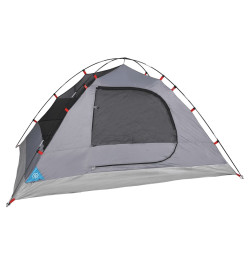 Tente de camping à dôme 4 personnes bleu imperméable