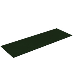 Panneaux muraux 12 pcs Vert foncé 90x30 cm Velours 3,24 m²