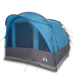 Tente de camping tunnel 3 personnes bleu imperméable