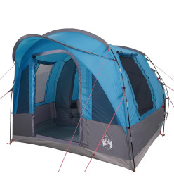 Tente de camping tunnel 3 personnes bleu imperméable