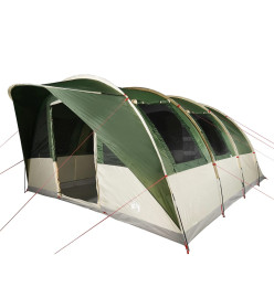 Tente de camping tunnel 7 personnes vert imperméable