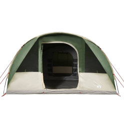 Tente de camping tunnel 7 personnes vert imperméable