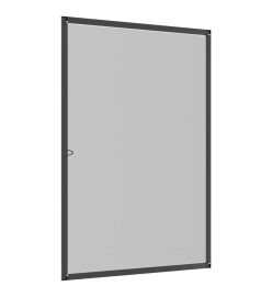 Moustiquaire pour fenêtres Anthracite 90x120 cm