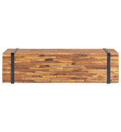 Meuble TV 110x30x32,5 cm Bois de teck massif