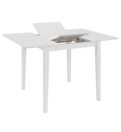 Mobilier de salle à manger 3 pcs MDF Blanc