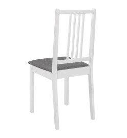 Mobilier de salle à manger 3 pcs MDF Blanc