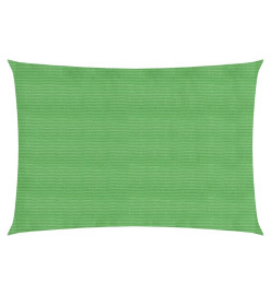 Voile d'ombrage 160 g/m² Vert clair 2,5x4,5 m PEHD