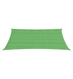 Voile d'ombrage 160 g/m² Vert clair 2,5x4,5 m PEHD