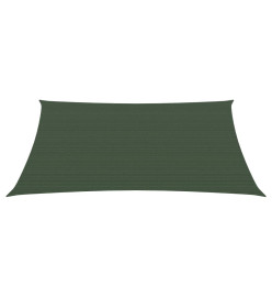 Voile d'ombrage 160 g/m² Vert foncé 2x3 m PEHD