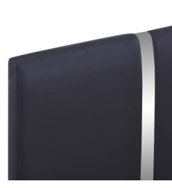 Cadre de lit Noir Similicuir 90 x 200 cm