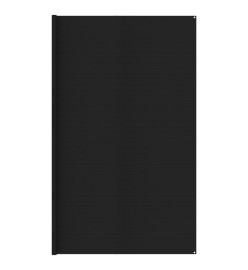 Tapis de tente 400x800 cm Noir PEHD