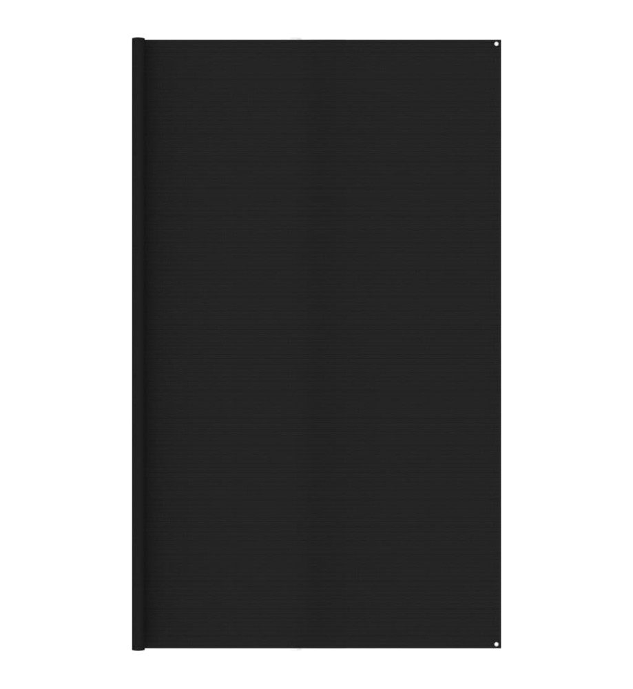 Tapis de tente 400x800 cm Noir PEHD