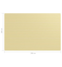 Tapis de tente 200x300 cm Beige