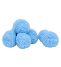 Boule anti-bactérienne filtrante de piscine bleu 700 g PE