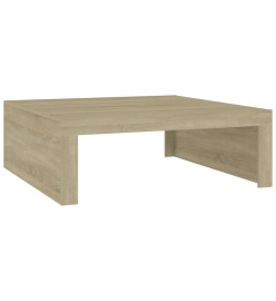 Table basse Chêne sonoma 100x100x35 cm Bois d'ingénierie