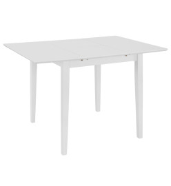 Mobilier de salle à manger 5 pcs MDF Blanc