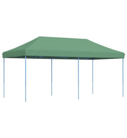 Tente de réception pliable escamotable vert 580x292x315 cm