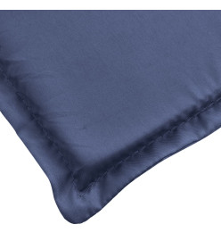 Coussin de chaise longue bleu marine tissu oxford