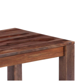 Table basse Gris 110 x 50 x 35 cm Bois de Sesham massif