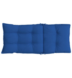 Coussins de chaise à dossier haut lot de 6 bleu royal