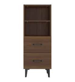 Buffet Chêne marron 34,5x34x90 cm Bois d'ingénierie