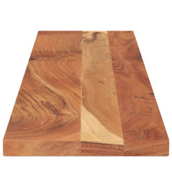 Dessus de table 180x20x2,5cm rectangulaire bois massif d'acacia