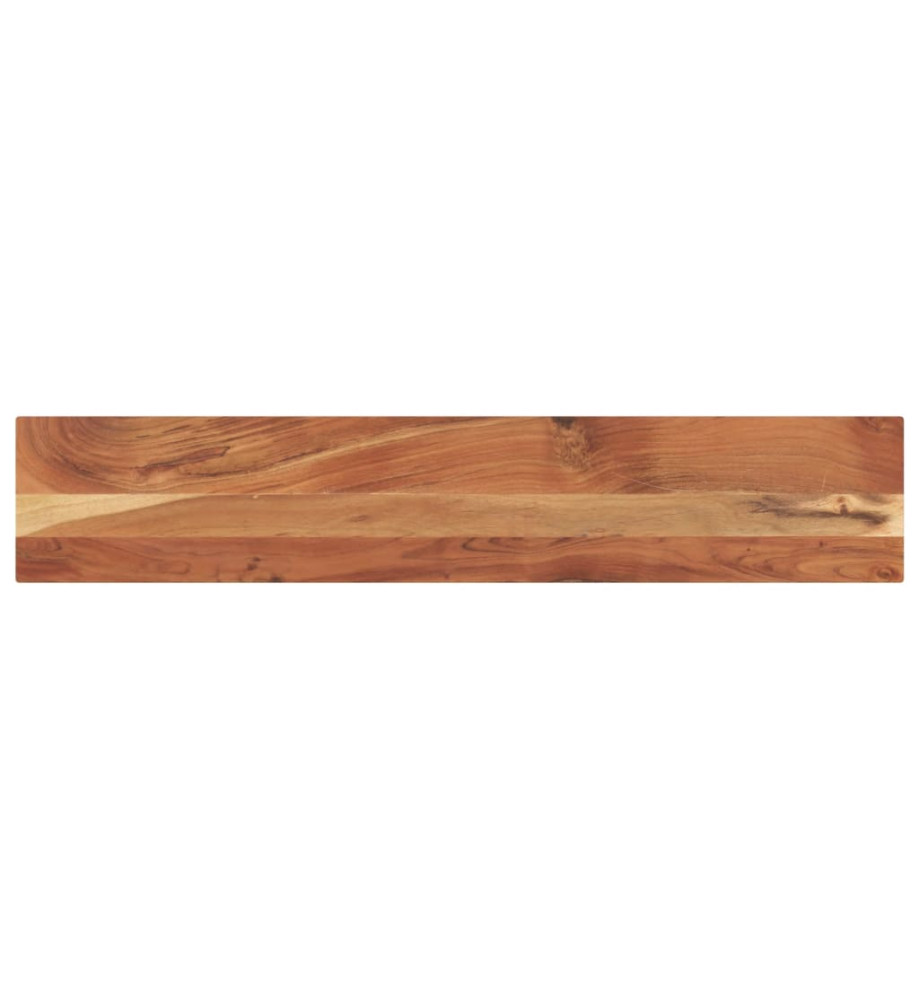 Dessus de table 180x40x2,5cm rectangulaire bois massif d'acacia