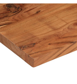 Dessus de table 90x40x3,8 cm rectangulaire bois massif d'acacia