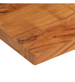 Dessus de table 50x50x3,8 cm carré bois massif d'acacia