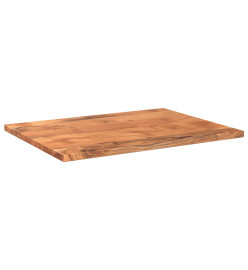 Dessus de table 80x60x3,8 cm rectangulaire bois massif d'acacia