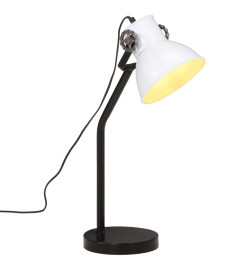 Lampe de bureau 25 W blanc 17x17x60 cm E27