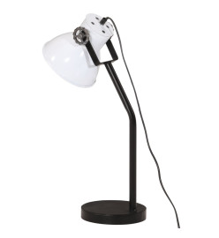 Lampe de bureau 25 W blanc 17x17x60 cm E27