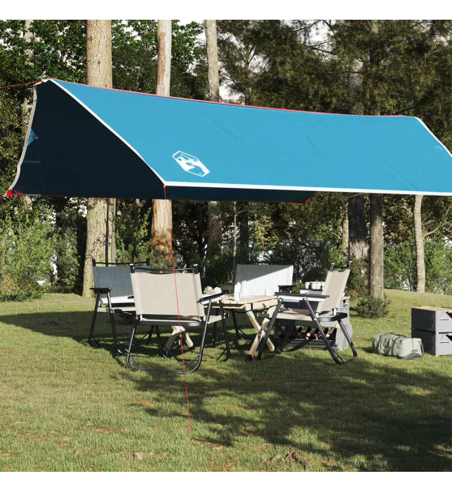 Bâche de camping bleu 500x294 cm imperméable