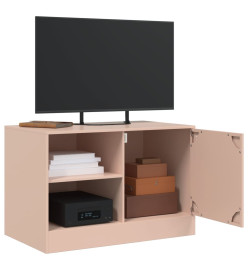 Meubles TV 2 pcs rose 67x39x44 cm acier