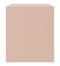 Meubles TV 2 pcs rose 67x39x44 cm acier