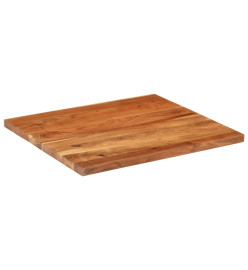 Dessus de table 90x80x3,8 cm rectangulaire bois massif d'acacia