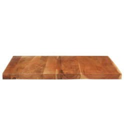 Dessus de table 90x80x3,8 cm rectangulaire bois massif d'acacia