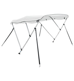 Toit bimini à 4 arceaux parois latérales 243x(170-182)x137 cm