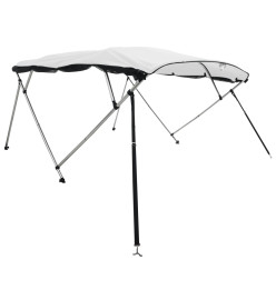 Toit bimini à 4 arceaux parois en maille 243x(185-198)x137 cm