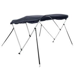 Toit bimini à 4 arceaux parois latérales 243x(170-182)x137 cm