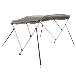 Toit bimini à 3 arceaux parois latérales 183x(170-182)x137 cm