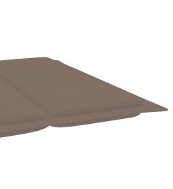 Chaise longue de jardin avec coussin Bois d'acacia solide