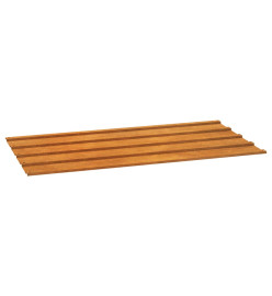 Panneaux de toiture 12 pcs rouillé 80x44 cm Acier corten