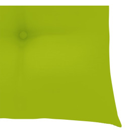 Chaises pliables de jardin avec coussins 4 pcs Teck solide