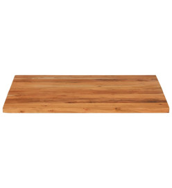 Dessus de table 80x80x2,5 cm carré bois massif d'acacia