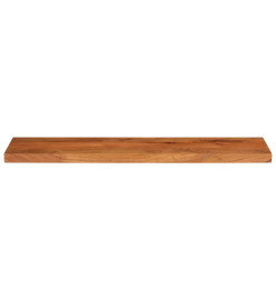 Dessus de table 120x40x2,5cm rectangulaire bois massif d'acacia